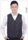 Áo vest cotton mùa thu và mùa đông nam trung niên cotton xuống vai áo vest cotton ấm áp mặc bố dày