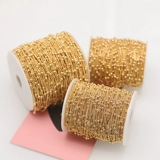 Медный аксессуар для волос, цепь, браслет, ожерелье ручной работы, цепочка, аксессуары, 18 карат