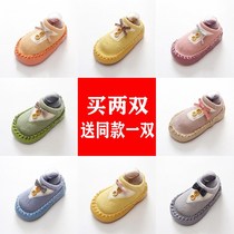 Baby crawling shoes summer Spring Summer floor socks 0-6-12 months newborn baby non-slip soft bottom cotton toddler