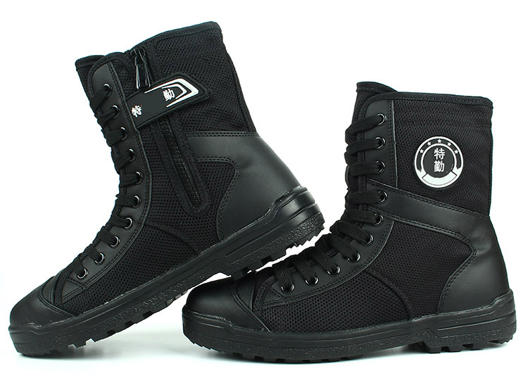 Bottes militaires pour homme en toile - Ref 1398477 Image 26