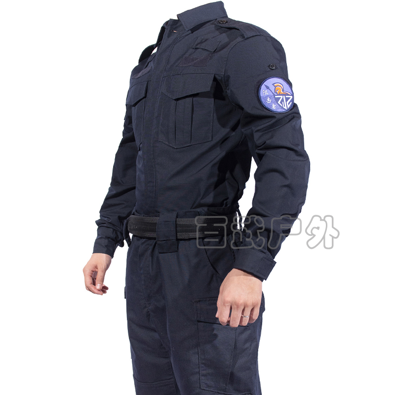 Blocker instructor uniform black navy blue combat training suit suit men's combat training suit summer clothes instructor tactics