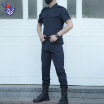 Blocker summer quick-drying instructor uniform short-sleeved suit tactical combat training uniform elastic combat training uniform wear-resistant moisture absorption and perspiration