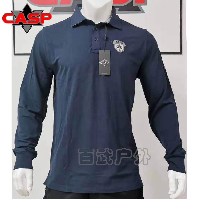casp club Tactical long-sleeved Polo shirt T-shirt for men's turtlenecks casual sports women black blue