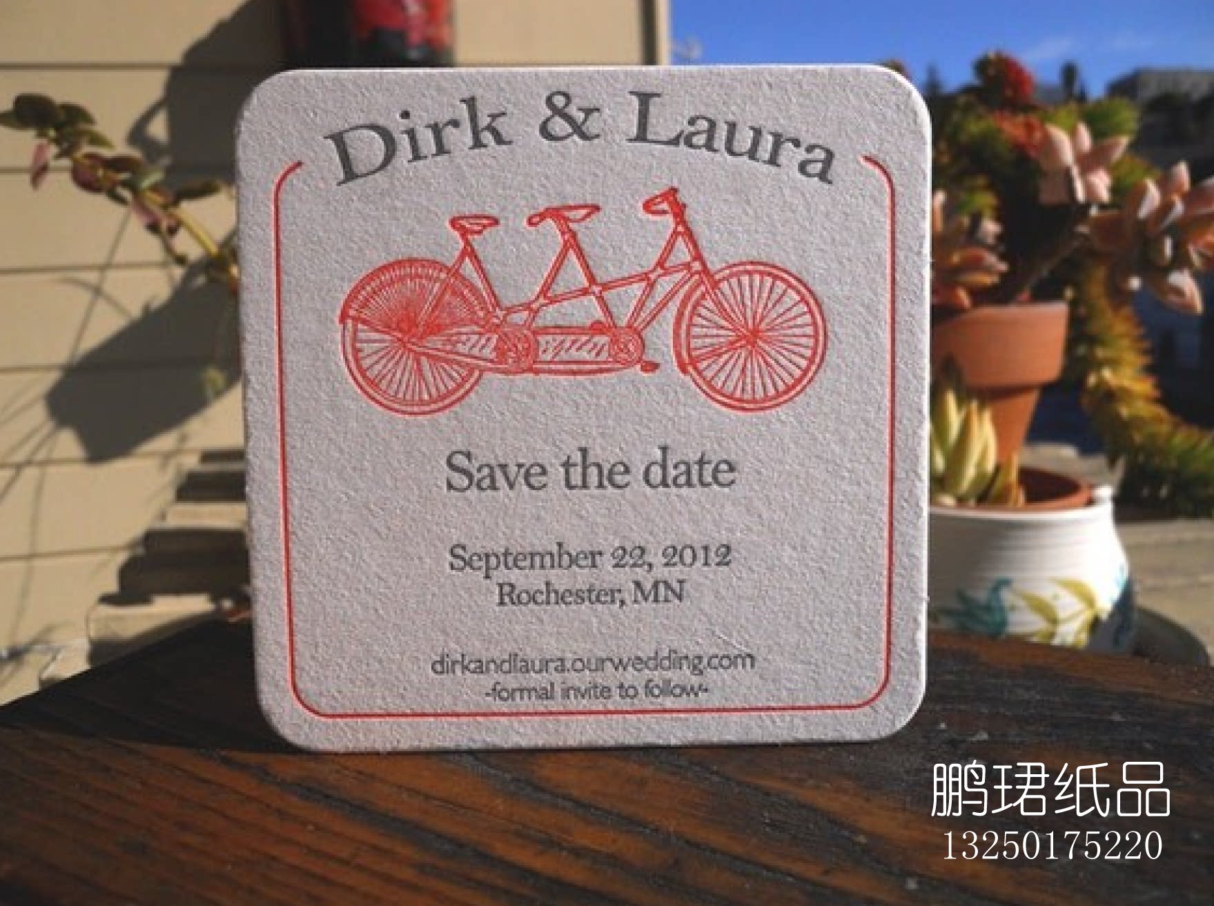 Absorbent paper coaster dining room bar coaster printing custom letterpress gravure absorbent cotton paper coaster