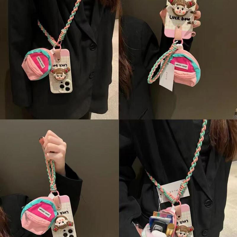 Xiaohongshu's Popular Mini Backpack-Style Phone Case for Apple 16 Pro Max, New iPhone 16 Pro, 14 Plus Crossbody Strap for Women, 13 Mini Silicone, 11/12 Shockproof, 7/6S Protective Case, XS Xiaohongshu's Popular Mini Backpack-Style Phone Case for Apple 16 Pro Max, New iPhone 16 Pro, 14 Plus Crossbody Strap for Women, 13 Mini Silicone, 11/12 Shockproof, 7/6S Protective Case, XS