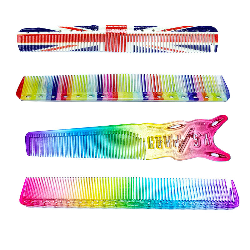 Hair salon professional hairdressing comb men's comb apple comb oil head comb rainbow comb ultra-thin bakelite comb scale comb