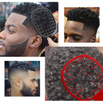 Black perm root hot shape comb men curling hair comb barbershop twist comb tin hot shape comb