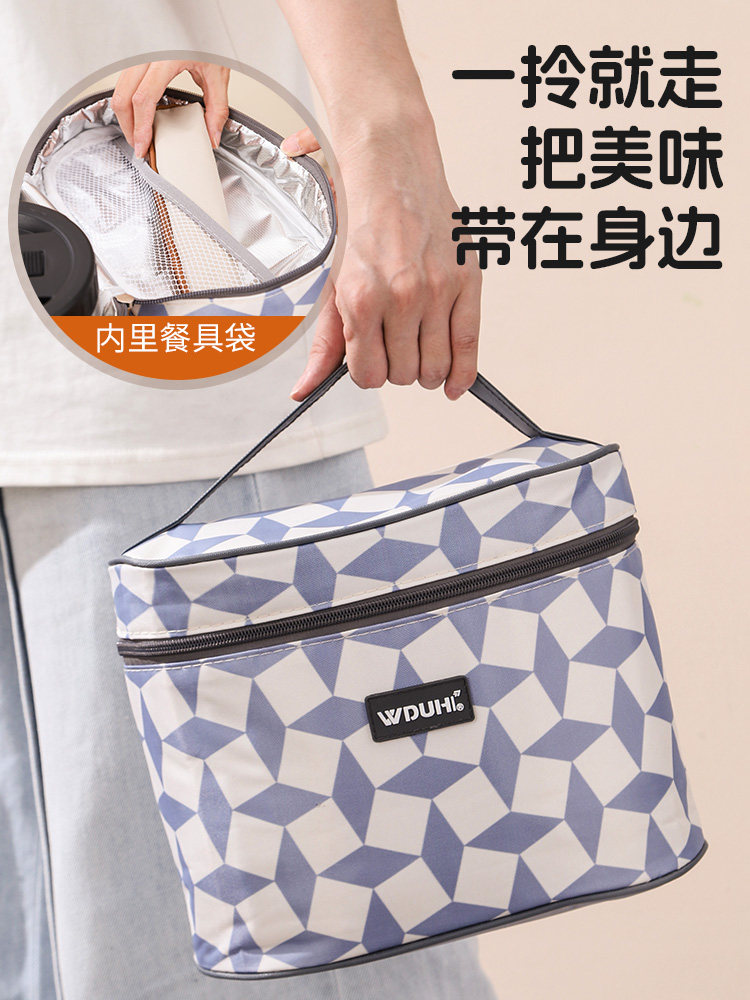 Stainless Steel Insulated Lunch Box 2026 New Model for Office Workers and Students, Multi-Layer Large Capacity Portable Insulated Lunch Box