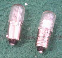 Indicator Red green 380V 220V 110V Screw bayonet indicator Neon bubble plastic shell glow light