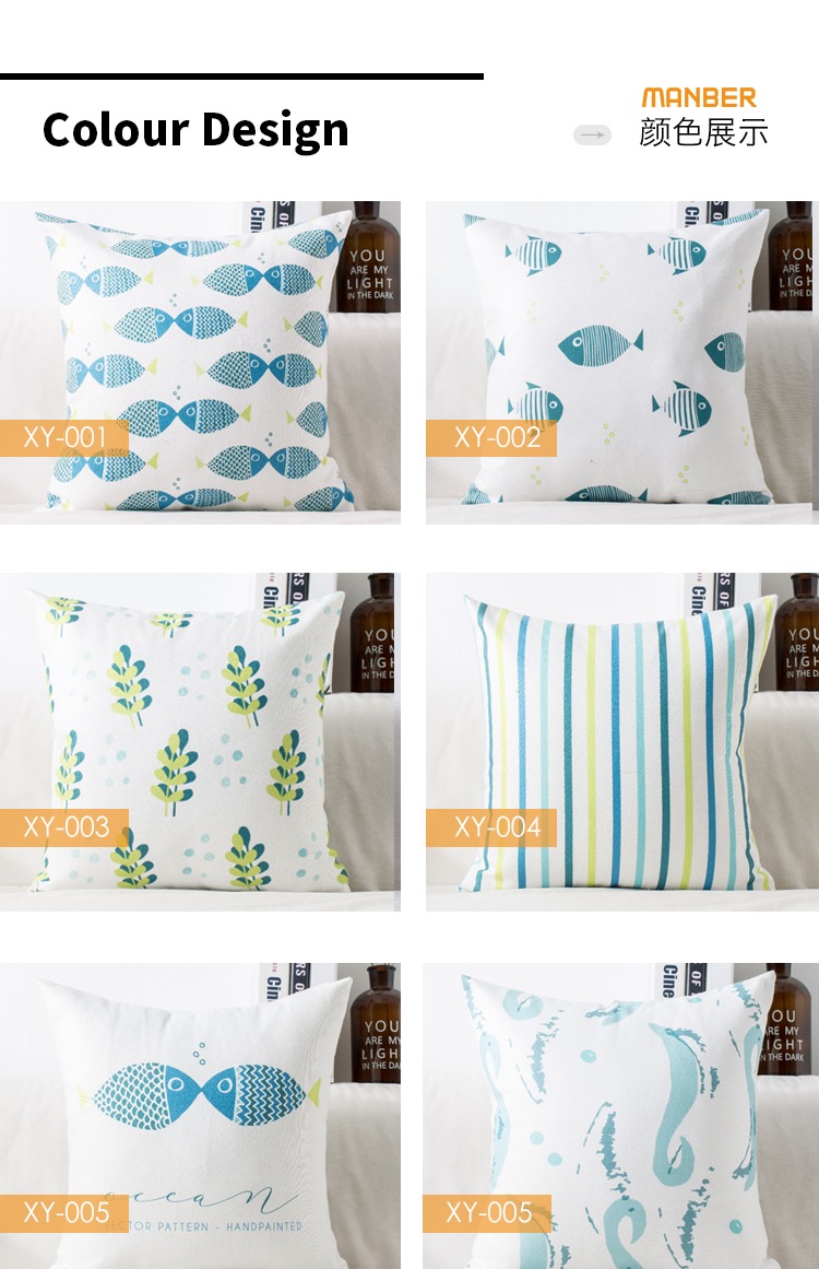 Bắc Âu cá nhỏ gối đệm sofa văn phòng ngủ trưa eo gối gối trở lại đệm gối lõi gối tựa sofa cao cấp