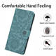 Soft Pink Floral Embossed Wallet iPhone Stand Flip cover iPhone Case for iPhone 17, 16, 15, 14 and 13