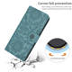 Soft Pink Floral Embossed Wallet iPhone Stand Flip cover iPhone Case for iPhone 17, 16, 15, 14 and 13