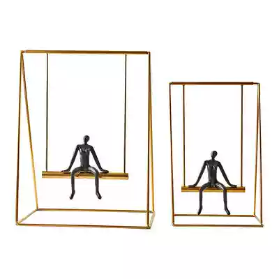 Personality metal ornaments swing modern desktop furnishings desk desk study wine cabinet model room home decorations