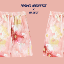 TRAVEL ISSUANCE Retro oil painting flowers irregular tie-dye niche lazy national fashion brand casual and versatile