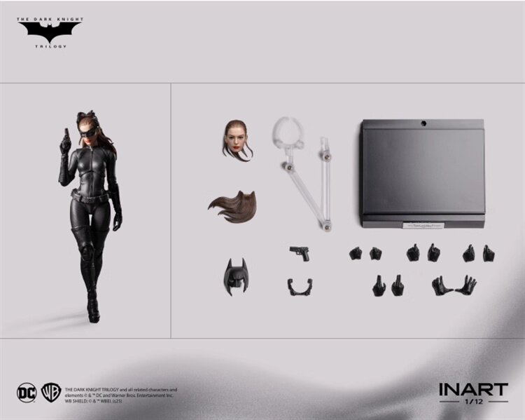 Inart 1/12 Catwoman Selina Kyle Dark Knight Rises Anne Hathaway