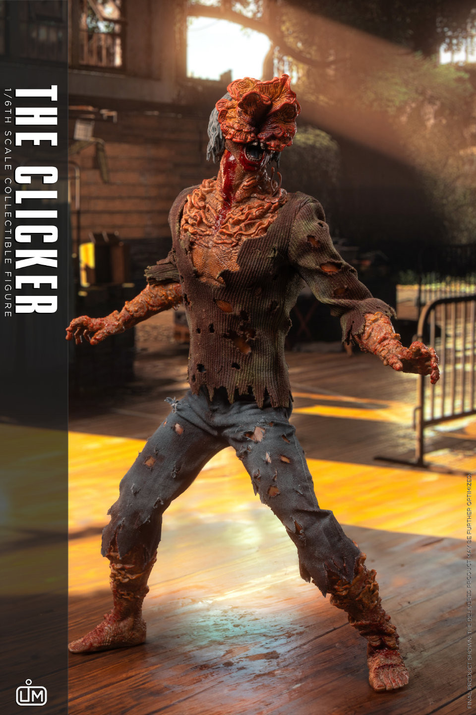 LimToys 1/6 The Last of Us The Clicker Zombie Action Figure In