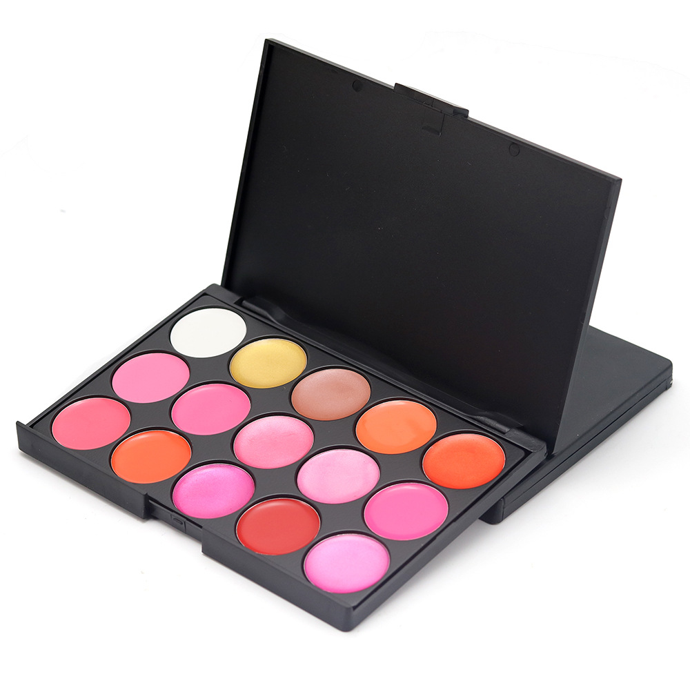 15 màu son môi môi bảng màu giữ ẩm son dưỡng môi son bóng môi đông lạnh son môi tấm nhiều màu khỏa thân màu trang điểm son môi tấm son bóng shu uemura	