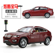 Colper BMW X6 alloy car model toy car off-road vehicle sound and light return force car toy model gift