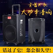 Đồng hồ sạc pin ngoài trời dân gian acoustic chơi loa đường hát ca sĩ pin lithium âm thanh 200w - Loa loa