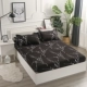 Trải giường 1,2 m giường đơn 1,5 m 1,8 m Giường đôi Simmons Bảo vệ trải giường Trải giường bằng vải cotton Aloe 	ga giường bo chun