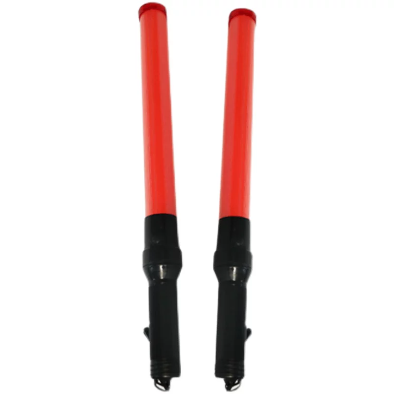 Handheld flashlight, flashing night retroreflective rechargeable parking rack