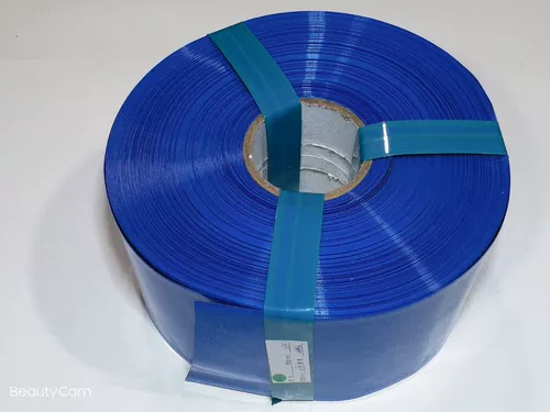 Синяя термоусадочная трубка из ПВХ, защитная батарея, литиевые батарейки, трубчатый манжет, 135мм