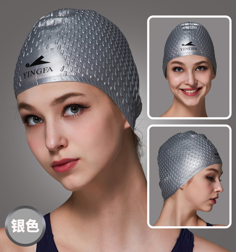 Mũ bơi nam kiểu tóc cho nữ mũ bơi cho bé