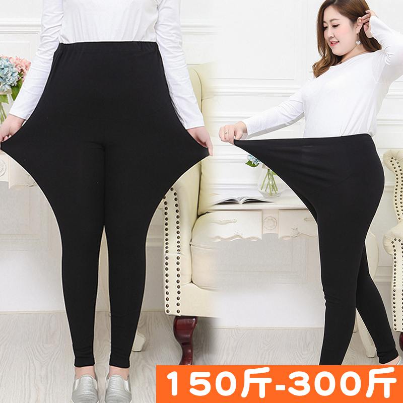 Fat mm weight plus large yard pregnant pants 200 pounds with pants in spring and autumn wear thin cotton trousers 300 kg