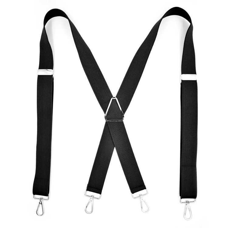 Men's four hooks for baby bag clip adult shoulder strap hanging pants with fat and lengthened hook sling suit Western pants casual cuddling bag