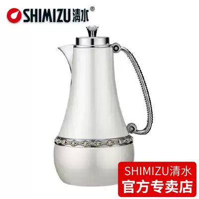 SHIMIZU Clear water European-style insulation pot Household glass liner thermos Middle East Arab wedding thermos