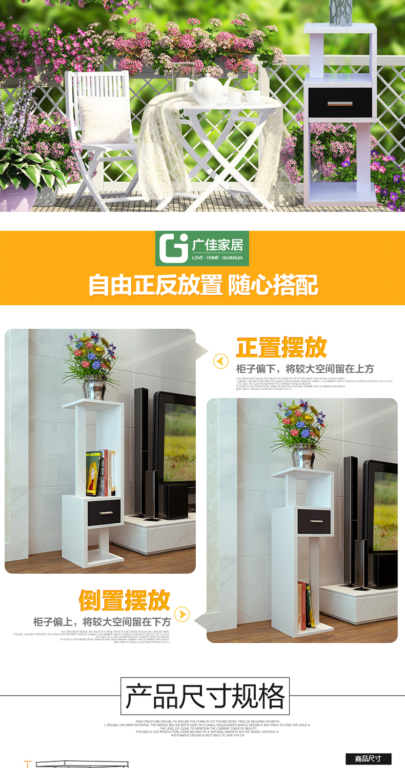 Phòng khách hoa đứng nhiều tầng bằng gỗ đứng kệ hoa ban công phòng được xây dựng trong giá đỡ thịt màu xanh lá cây giá chậu nhà - Kệ kệ để bàn