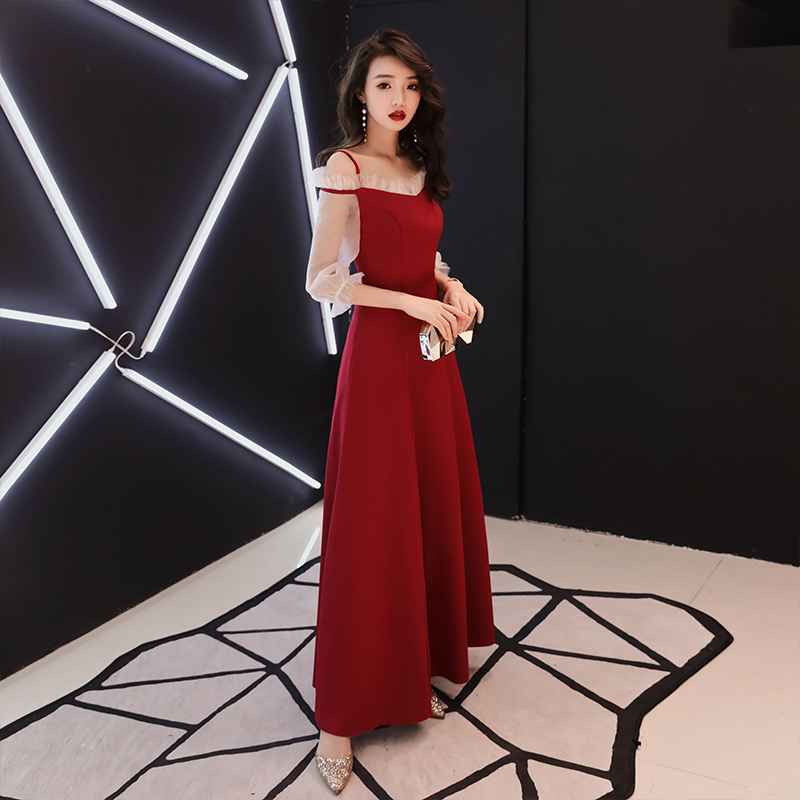 Robe de soirée      manchon de lanterne - Ref 3212323 Image 3