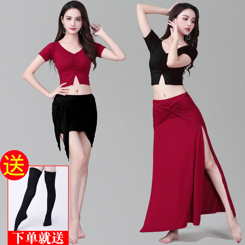 Belly dance costumes 2022 new sets of practice Gongfu Xia Xianfemale Oriental dance beginner's performance out of dress sexy