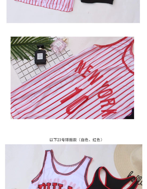 Thể thao gió áo tắm nữ ba mảnh chia boxer quần slim bìa bụng kem chống nắng vest bảo thủ sinh viên ngực nhỏ bơi