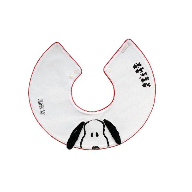 Japanese Baby Saliva Towel Pure Cotton Walled Pocket Newborn Baby Custom Surrounding Pocket 100 Days Old Gift 360 Degrees Round