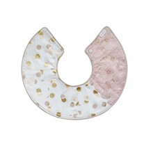 Female Treasure Spat Towel Baby Containment Mouth 360 Degrees Spinning Japan High-end Walled Pocket Pink Pure Cotton Summer Thin collar