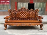 Диван из Мьянмы из розового дерева, мебель из натурального дерева