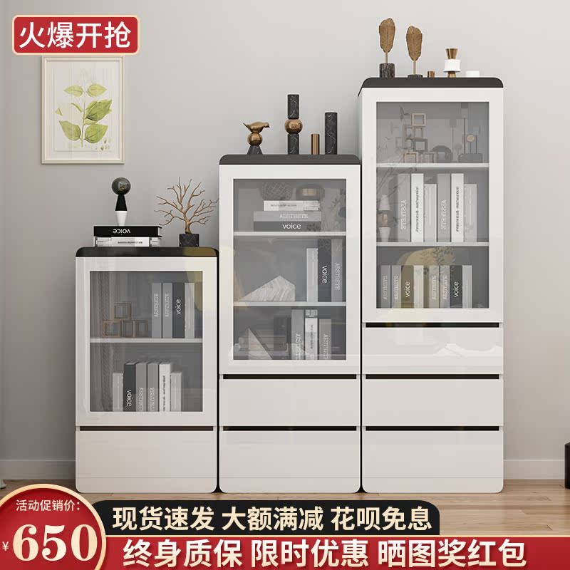 Bookcase floor rack simple living room storage locker student home simple modern office bookshelf