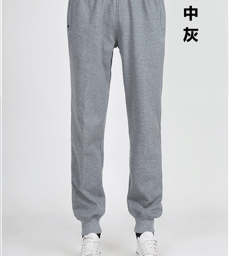 Mùa đông cộng với nhung chân dày quần thể thao nam trung niên cotton lỏng lẻo quần thường ông già đàn hồi quần bó quần áo nam hàng hiệu