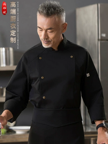 Высококлассная рабочая одежда для шеф-повара отеля с короткими рукавами, летняя элитная рабочая одежда для шеф-повара западной кухни для отелей