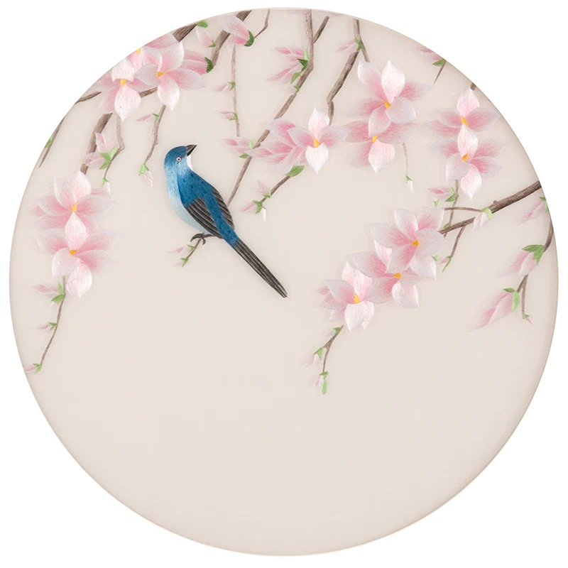 [Набор вышивка Su Embroidery diy набор junior acupuncture сканирование цветок magnolia ручная вышивка самообучение декоративная живопись материал Сучжоу]