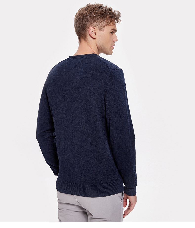 Áo len cổ lọ nam TOMMY HILFIGER 2018 mùa thu và cổ tròn -MW0MW07854OW áo nam