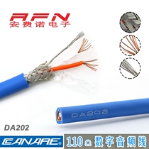 Canare DA202 Broadcast Grade AES EBU Mobile 110 Ohm Digital Audio Cable