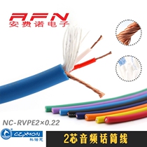 CZXYON Konoen High Flexible Elastic Wrap Wrap Phone Wire Audio Microphone NC-RVPE2x0 22 Double Cotton Yarn