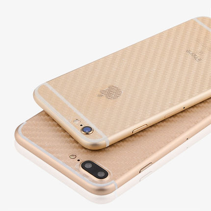 苹果8后膜iPhone7 Plus背贴纸6S碳纤维纹3D磨砂6P手机保护5S贴膜X