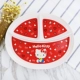 Đĩa trẻ em, đĩa trẻ em, bộ đồ ăn trẻ em, melamine, phim hoạt hình, hai tai, ba tấm, tách hộ gia đình, lưới điện, kháng chiến