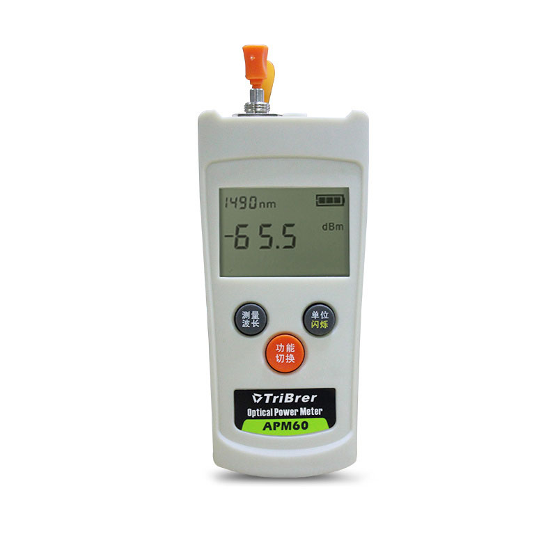 Burning Light Power Meter Mini Portable Optical Fiber Installation Test Maintenance Inspection Test Equipment APM60T