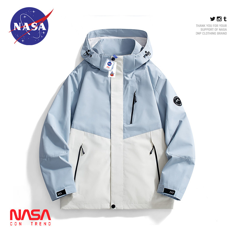 Весенне-осенняя молодежная куртка NASA "три в одном", мужская куртка 2026 года, новая куртка для учащихся младших классов средней школы, тонкая куртка