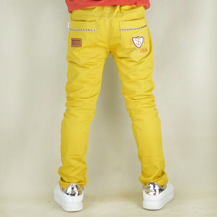 Childrens Jeans 2019 mùa xuân và mùa thu mới Childrens Quần Trong quần Big Kids Version Hàn Quốc nam Quần Casual Tide.