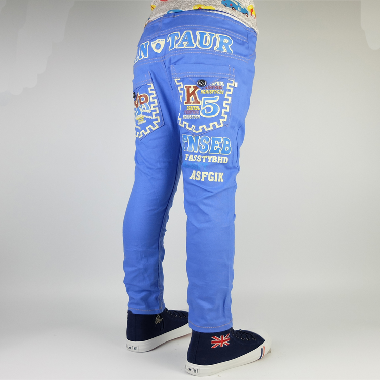 Childrens Jeans 2019 mùa xuân và mùa thu mới Childrens Quần Trong quần Big Kids Version Hàn Quốc nam Quần Casual Tide.